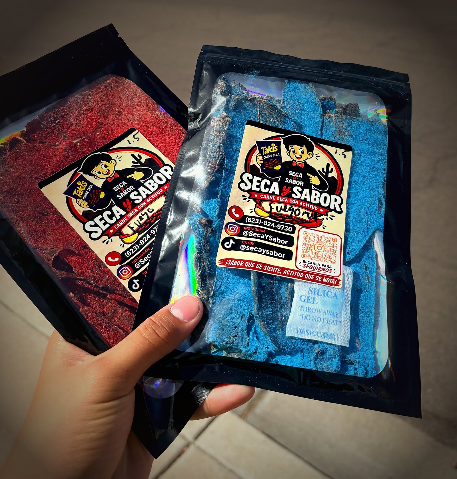 Carne seca bags